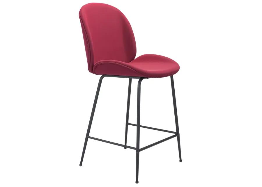 Miles Counter Stool Red