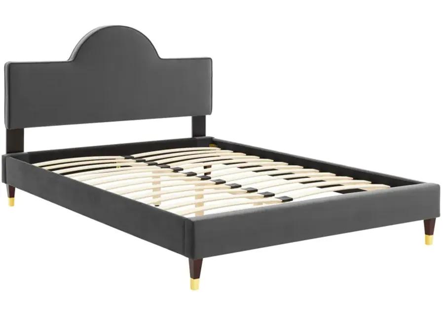 Aurora Performance Velvet King Bed