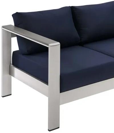 Shore Outdoor Aluminum Sofa