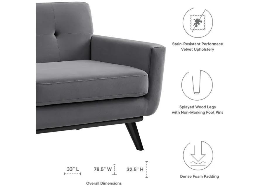 Engage Performance Velvet Loveseat