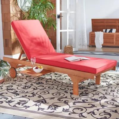 NEWPORT CHAISE LOUNGE CHAIR WITH SIDE TABLE