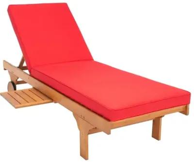 NEWPORT CHAISE LOUNGE CHAIR WITH SIDE TABLE