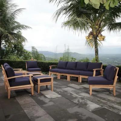 Marina 10 Piece Outdoor Patio Teak Set