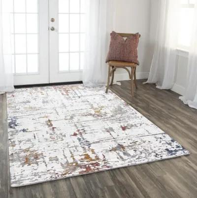 Westchester Ivory/Multi  Polypropylene/Polyester 8'8"x11'9" Rectangle Rug