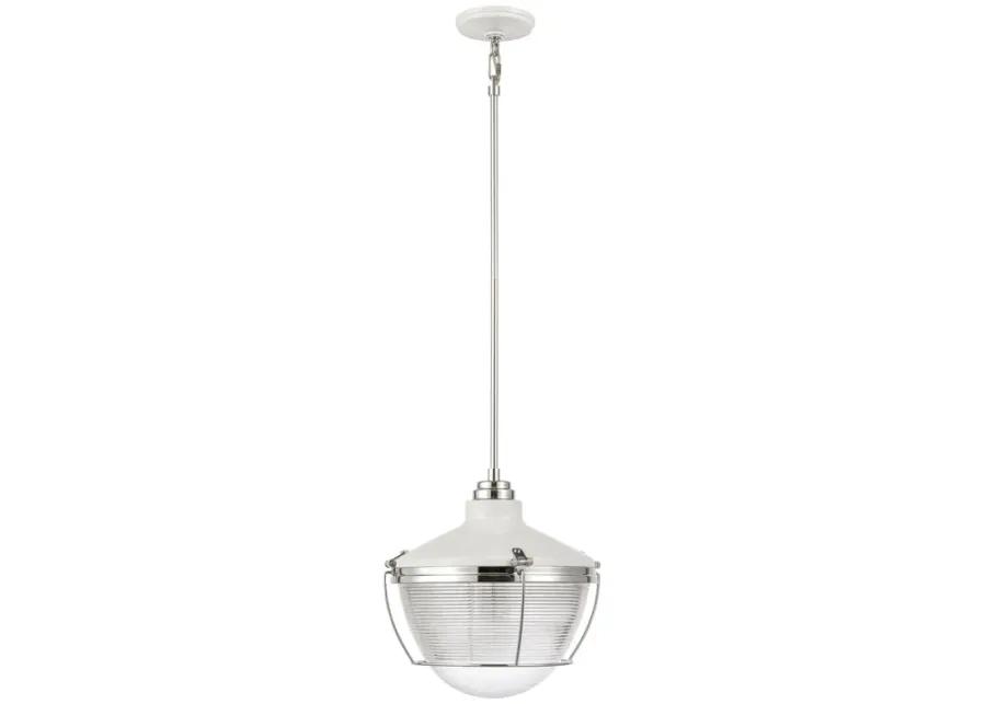 Seaway Passage 14" Wide 1-Light Pendant - White