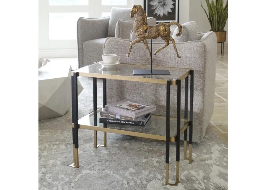 Kentmore Glass Side Table