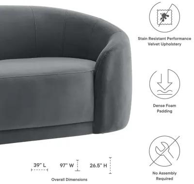 Contessa Performance Velvet Sofa