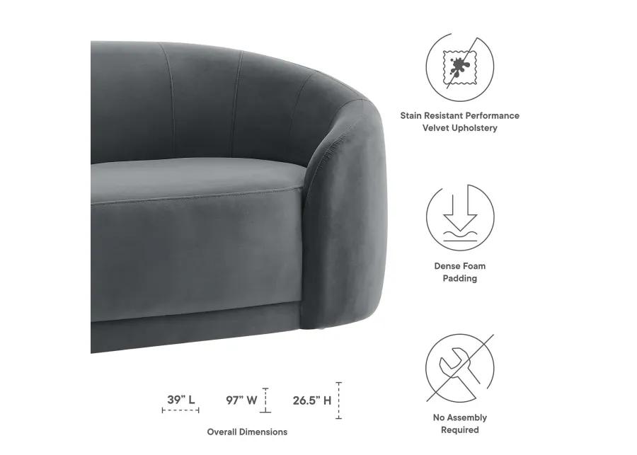 Contessa Performance Velvet Sofa