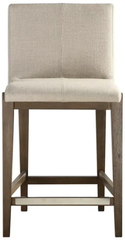 Klemens Linen Counter Stool