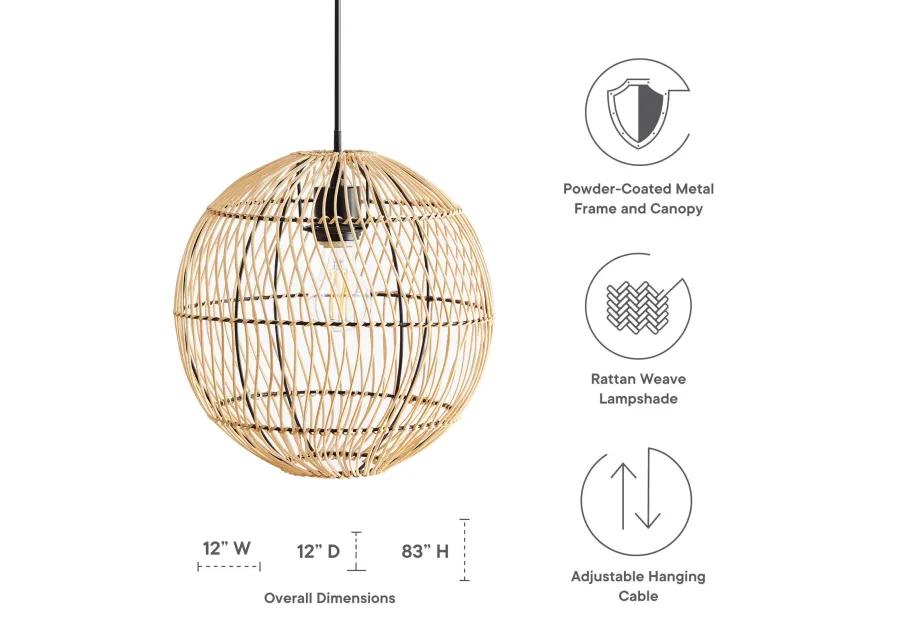 Nurture Rattan Pendant Light