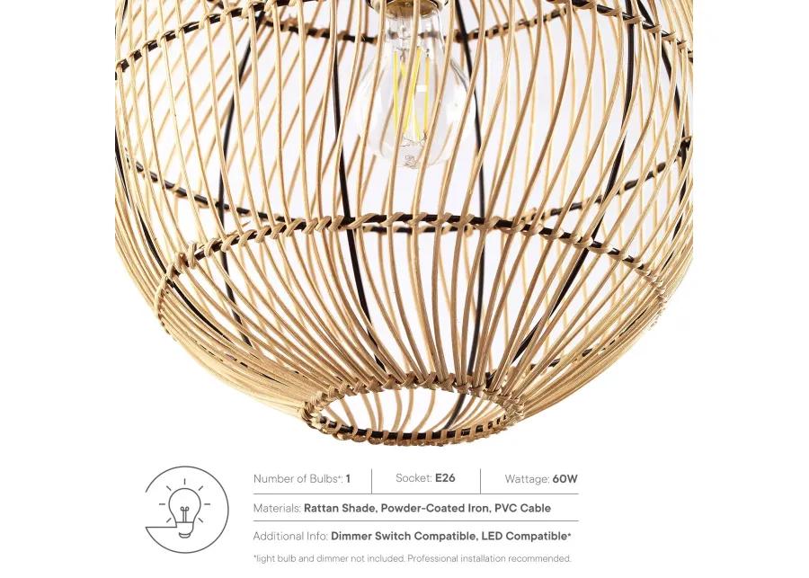 Nurture Rattan Pendant Light