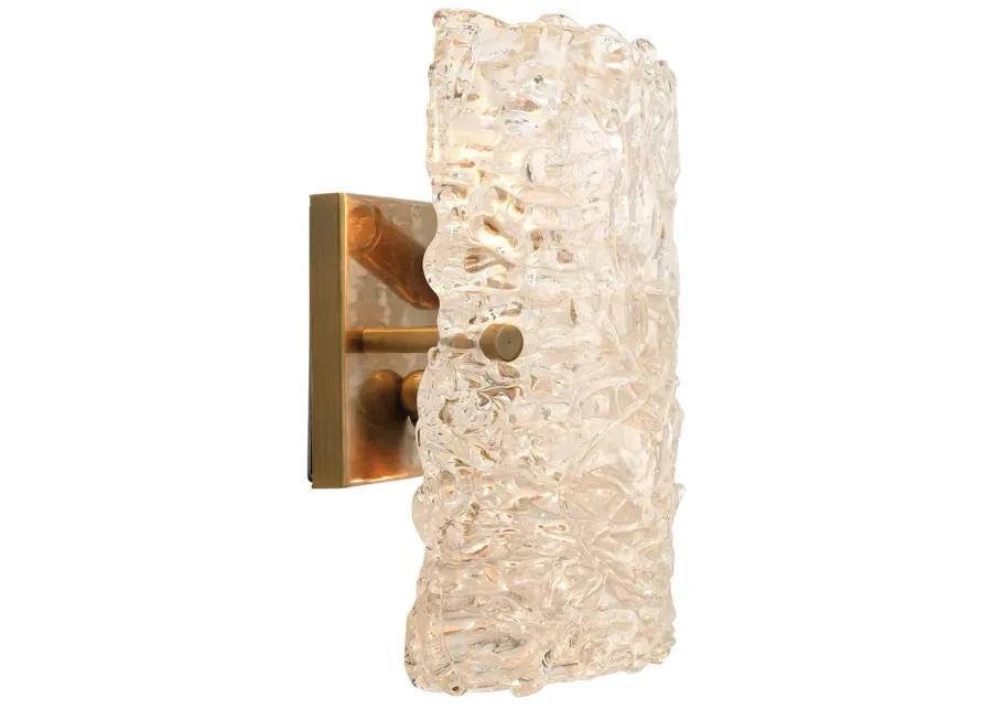 Swan Curved Glass Sconce