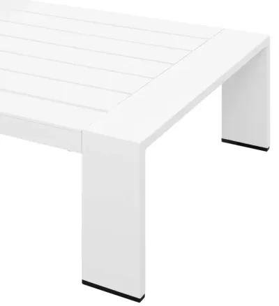 Tahoe Outdoor Patio Powder-Coated Aluminum Coffee Table