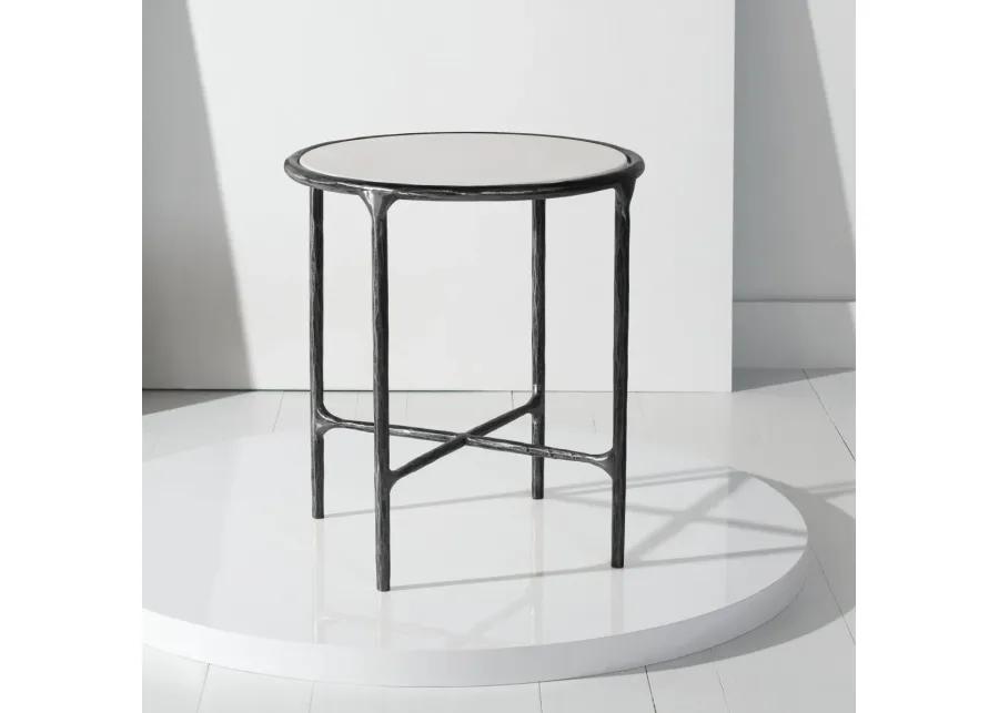 Jessa Metal Round End Table