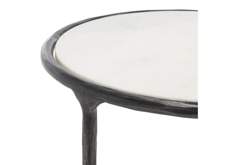 Jessa Metal Round End Table