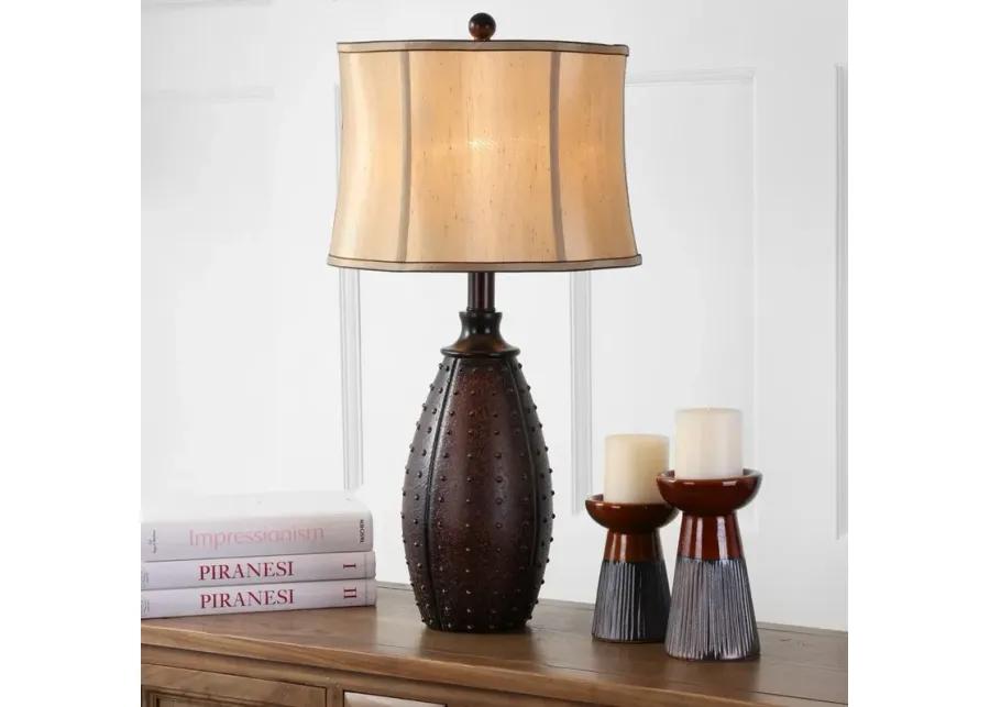 Santa 28.5-Inch H Fe Faux Leather Lamp - Set of 2