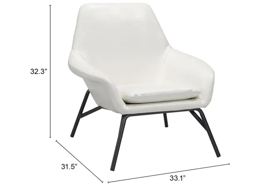 Javier Accent Chair White