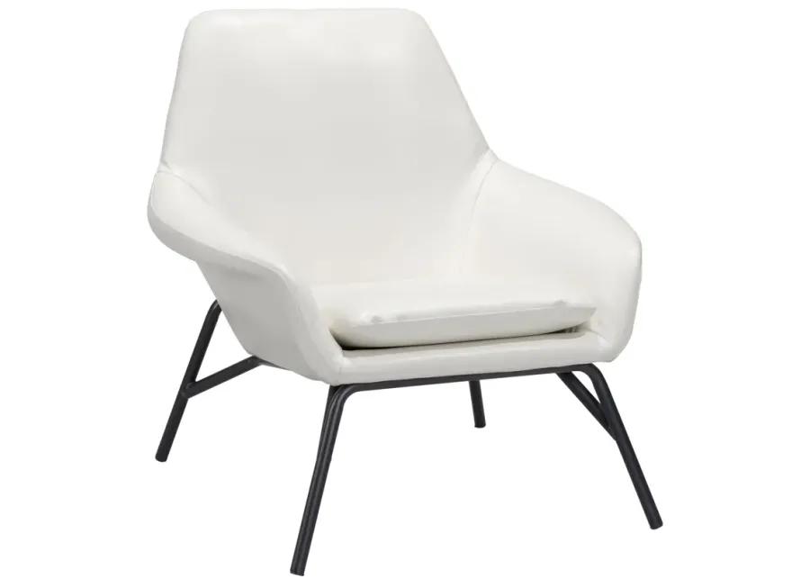 Javier Accent Chair White