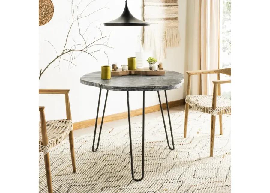 MINDY WOOD TOP DINING TABLE  