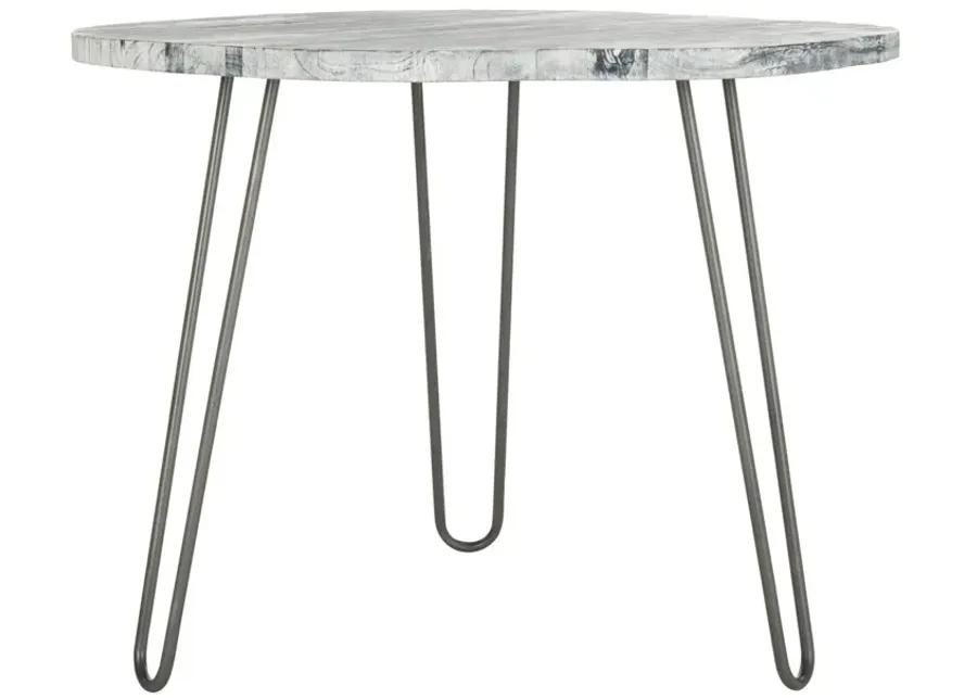 MINDY WOOD TOP DINING TABLE  