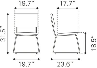 Grantham Dining Chair (Set of 2) Vintage Gray