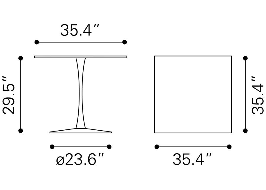 Molly Dining Table White