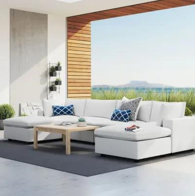 Commix 6-Piece Sunbrella� Outdoor Patio Sectional Sofa