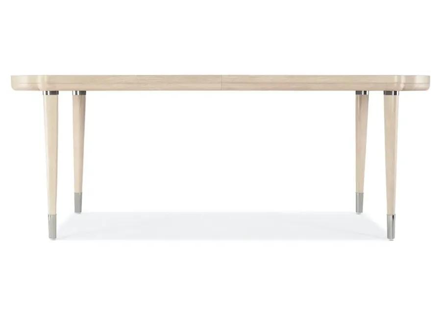 Nouveau Chic Rectangle Dining Table w/1-22in Leaf