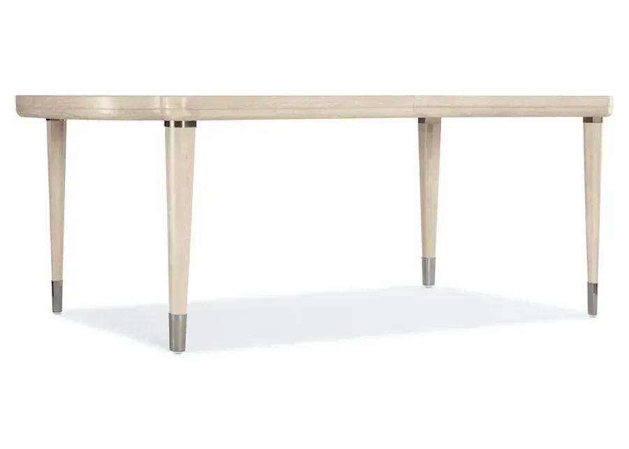 Nouveau Chic Rectangle Dining Table w/1-22in Leaf