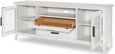 Edgewater Sand Dollar Entertainment Console White Finish