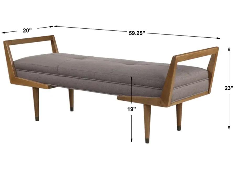 Waylon Mid-Century Modern Bench