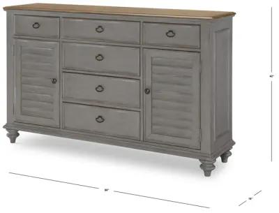 Kingston (Sandalwood Brown + Tweed Gray) Dresser