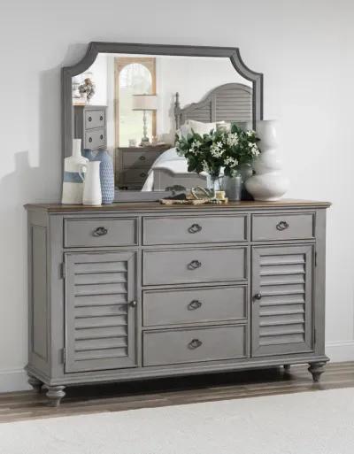 Kingston (Sandalwood Brown + Tweed Gray) Dresser