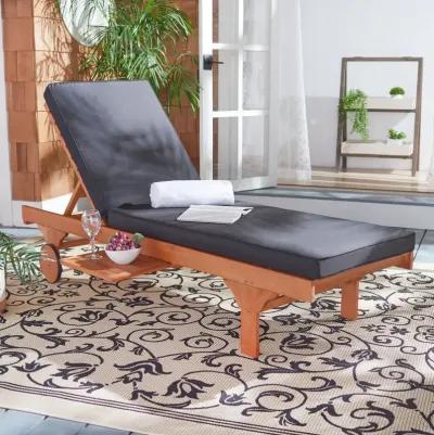 NEWPORT CHAISE LOUNGE CHAIR WITH SIDE TABLE