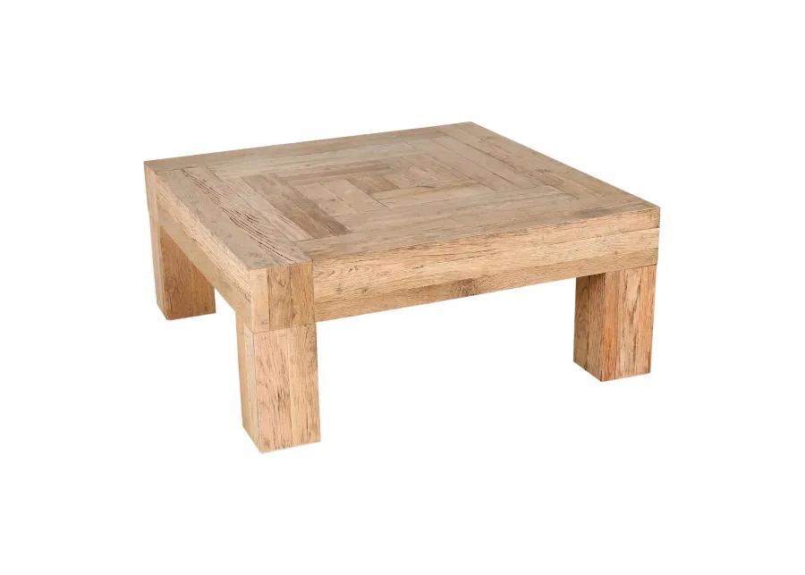 EVANDER COFFEE TABLE AGED OAK