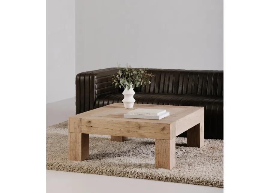 EVANDER COFFEE TABLE AGED OAK