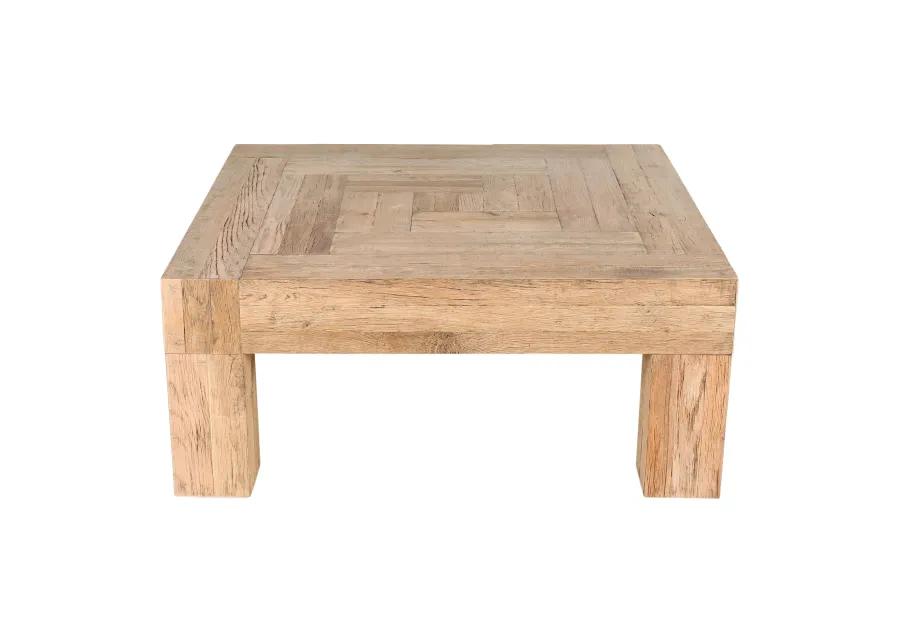 EVANDER COFFEE TABLE AGED OAK