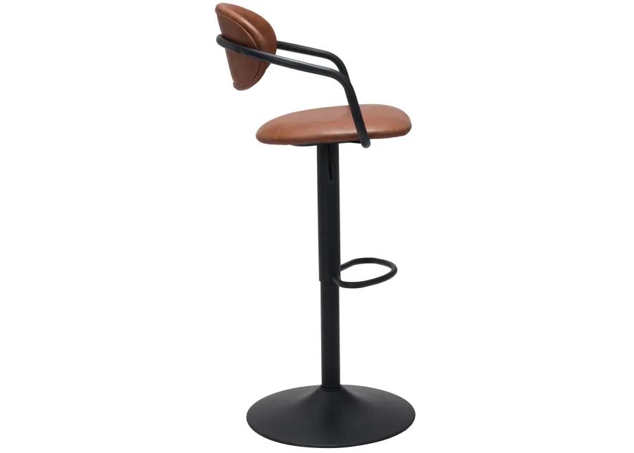 Kirby Barstool Vintage Brown & Black