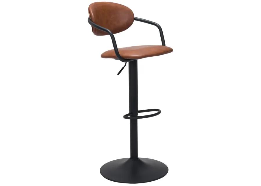 Kirby Barstool Vintage Brown & Black