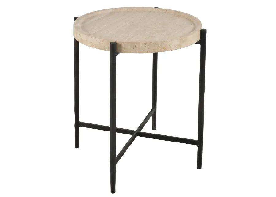 Theron Round End Table