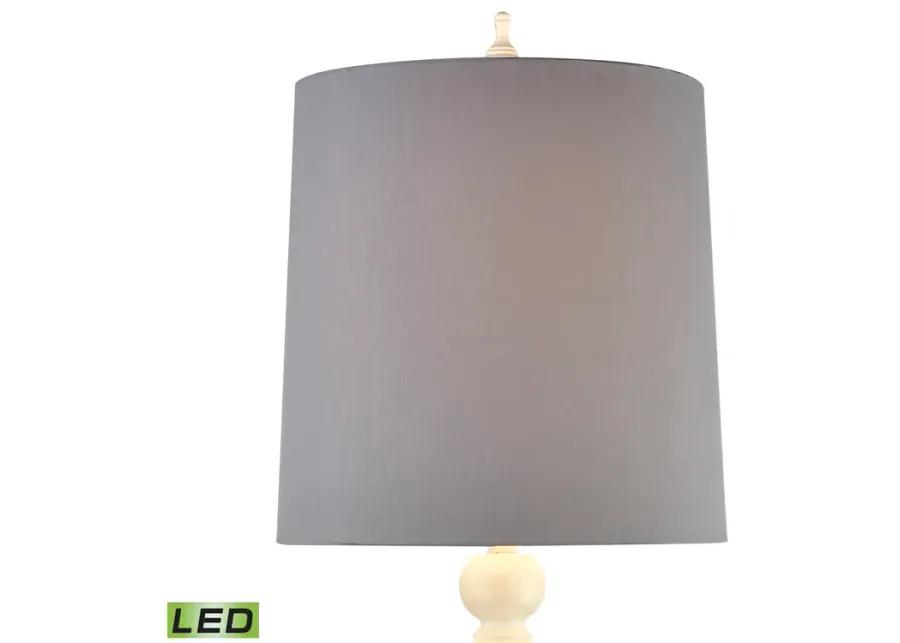 Meymac 74'' High 1-Light Floor Lamp - Matte White - Includes LED Bulb