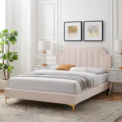 Sienna Performance Velvet King Platform Bed