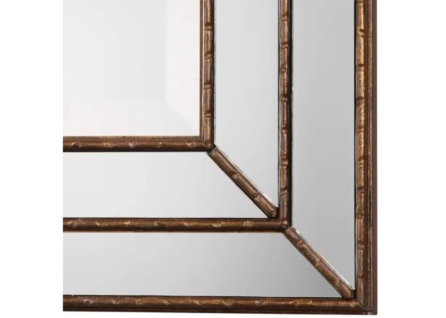 Biloxi Bronze Grooved Wall Mirror