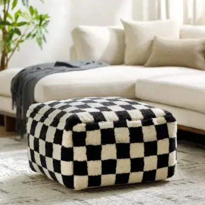 Lukas LKPF-002 14"H x 24"W x 24"D Pouf