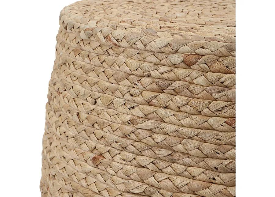 Resort Straw Accent Stool