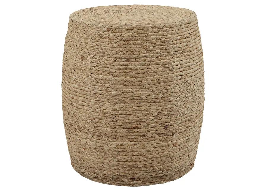 Resort Straw Accent Stool