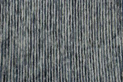 Berkshire Blue stripes Wool 5' x 7'6" Rectangle Rug