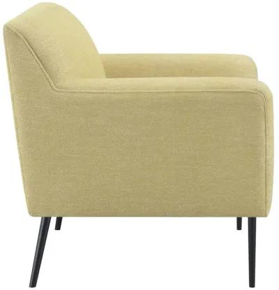 Darlene Upholstered Track Arms Accent Chair Lemon