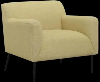 Darlene Upholstered Track Arms Accent Chair Lemon