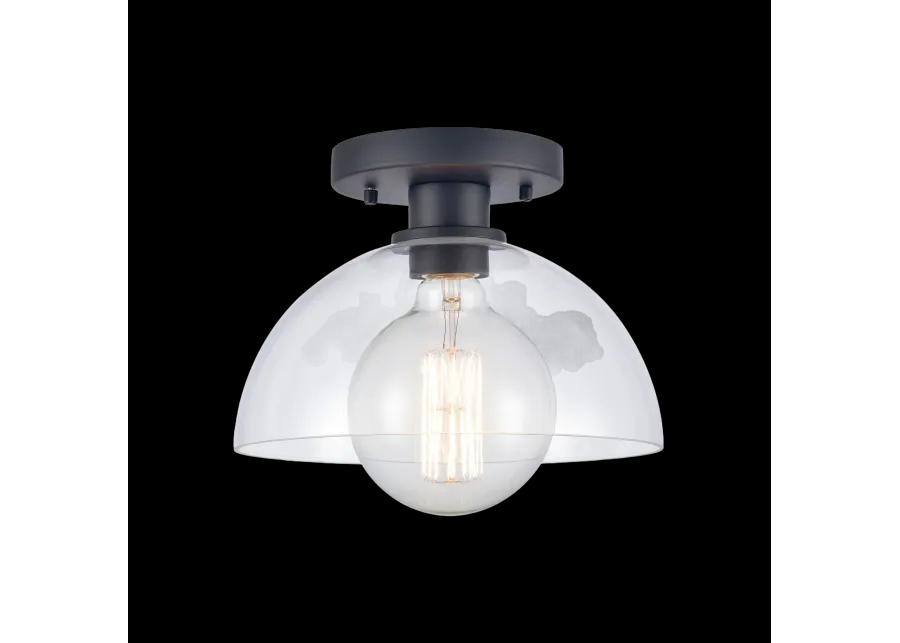 Julian 10'' Wide 1-Light Semi Flush Mount - Matte Black